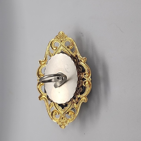 GASOLINE GLAMOUR STUDDED FORTUNE TELLER RING HEMATITE STUDS - Picture 6 of 6